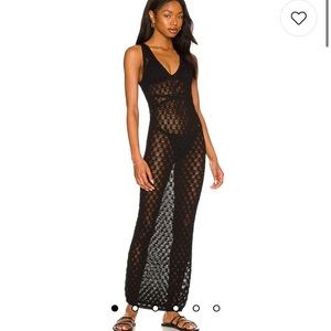 REVOLVE BLACK COVERUP DRESS XS